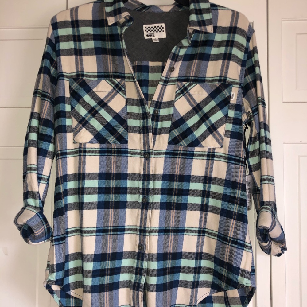 Vans Flannel Plaid Button Down